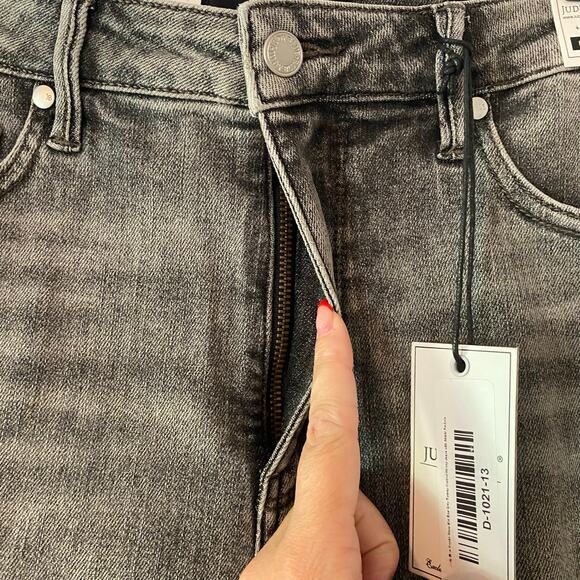 NWT Judy Blue Skinny Fit Mid Rise Gray Wash Jeans Tummy Control Women's 13 / 31 - Picture 5 of 13